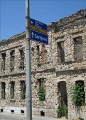 War damaged buildings in Mostar, Bosnia, David Newman